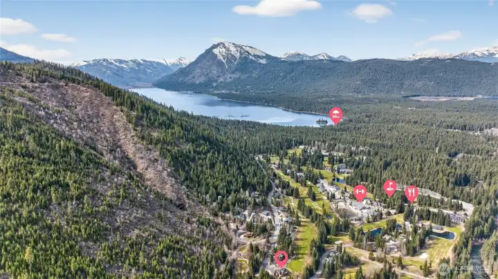 Kahler' Perks: Athletic Club, Golf Course and Wildflour Restaurant set just minutes from Lake Wenatchee's State Park