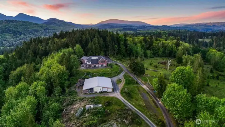 20 fenced acres with private paved access. Not a neighbor in sight.