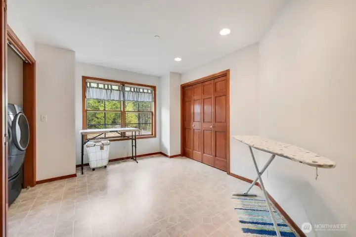 Laundry room on upper floor.