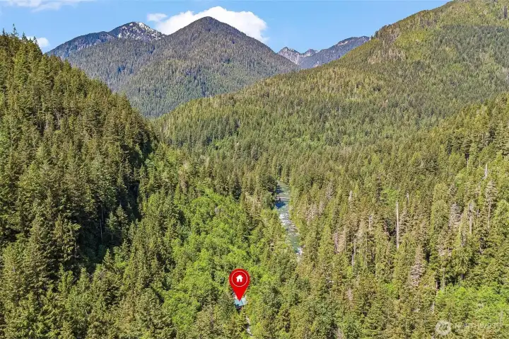 Cascade mountain ranges