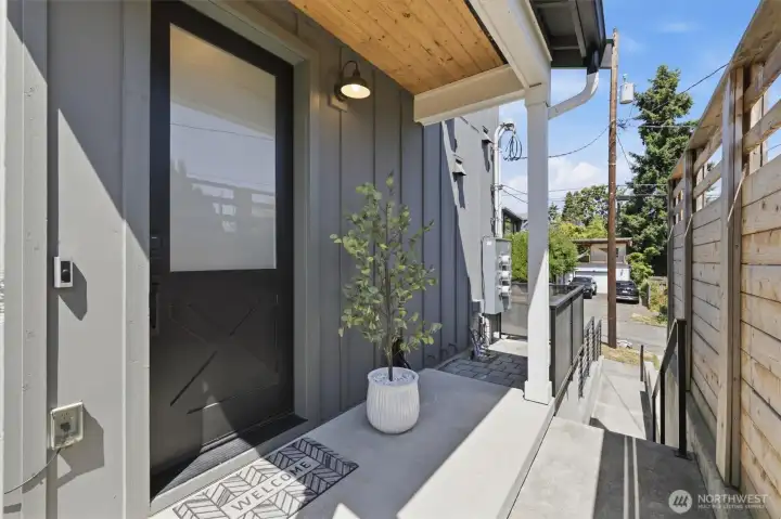Covered entry. Covered entry.