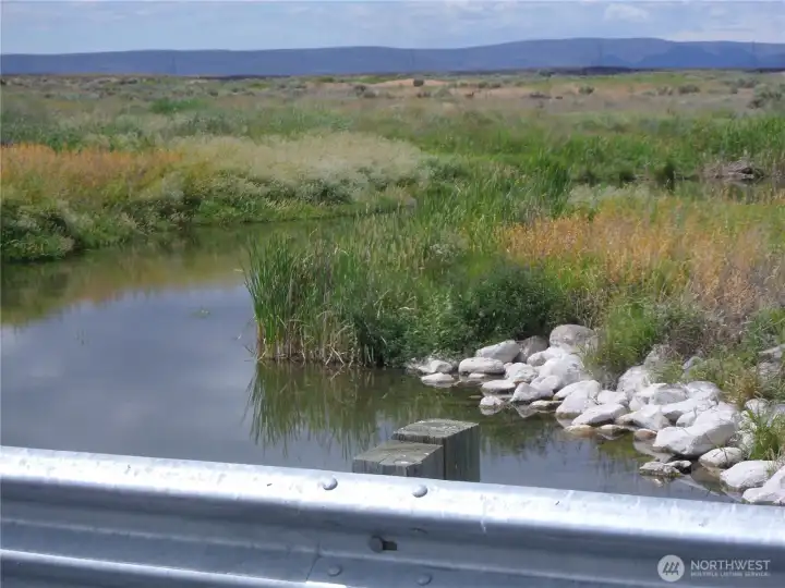 Crab Creek from D-7 bridge