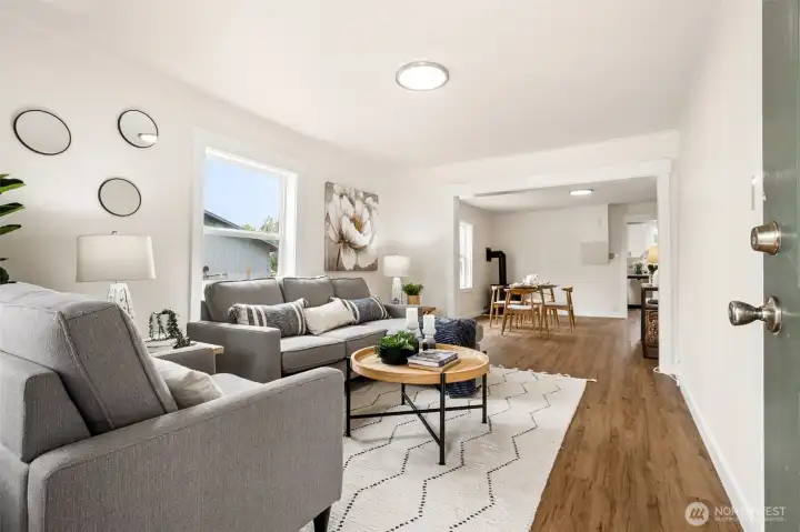 The freshly remodeled home features new LVP flooring, interior paint, lighting, baseboards and so much more. The home is crisp, fresh and move in ready! The freshly remodeled home features new LVP flooring, interior paint, lighting, baseboards and so much more. The home is crisp, fresh and move in ready!