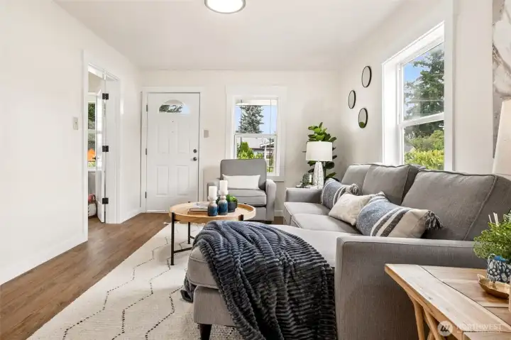 Located just off of the living room is the main floor bedroom or perhaps office, hobby room or? Located just off of the living room is the main floor bedroom or perhaps office, hobby room or?