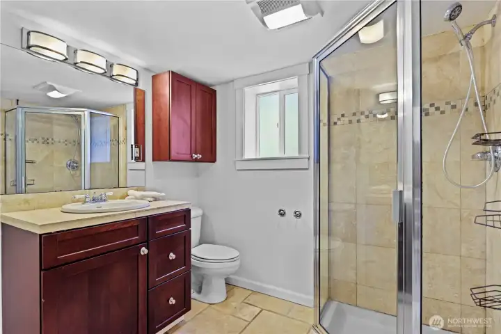Downstairs bath Downstairs bath