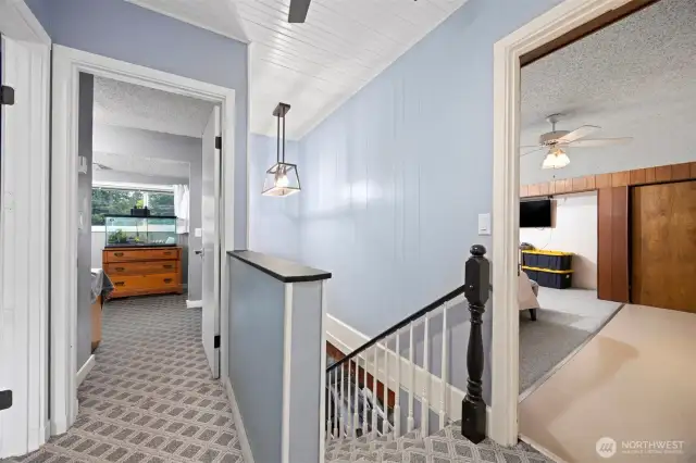 There are 3 more generously sized bedrooms upstairs. The carpet was recently replaced and in very good condition.