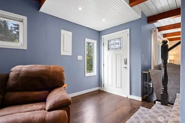 Once inside, you will notice that the original character of the home has been maintained but updates have been made.