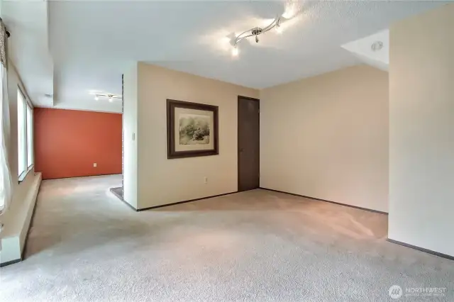 Downstairs is HUGE.. 2 bedrooms , an office space and an additional living/ rec room too!