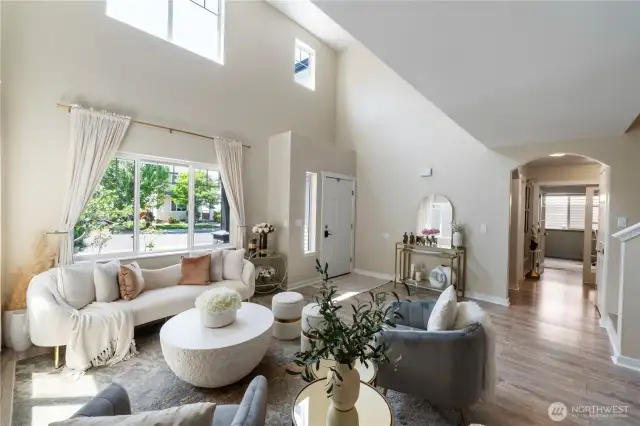 Look at all that natural light streaming in.
