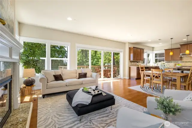 Wide open great room