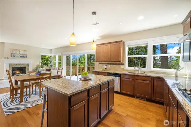 Open-concept Main Floor means you won't miss a beat when hosting