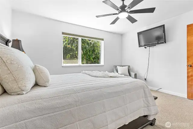 The primary bedroom