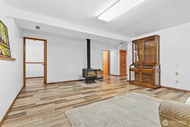 There is plenty of room to make this a game room!