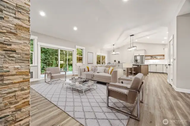 Virtually staged - Easy living great room layout.  Perfect for entertaining.