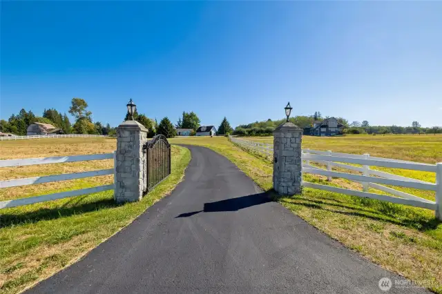 Entrance from Road
