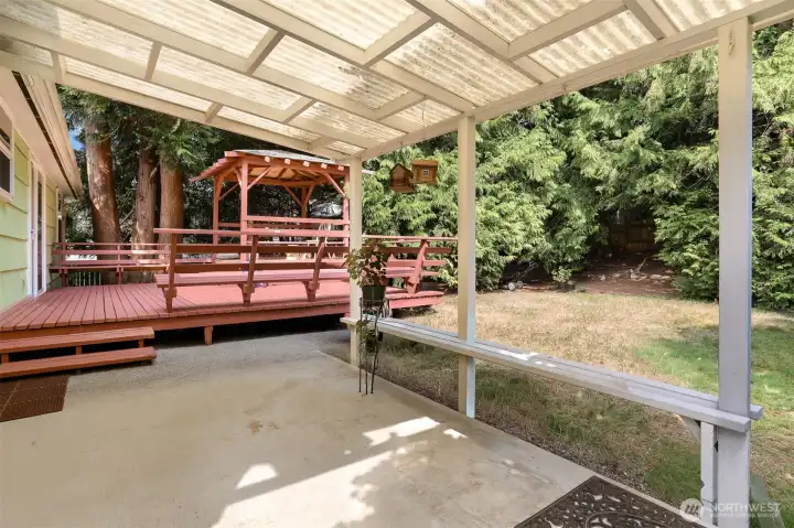 Covered patio