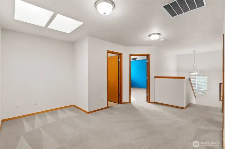 This is the upstairs loft area. Imagine the possibilities here.