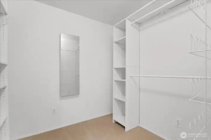 WOW a huge walk-in Primary Closet