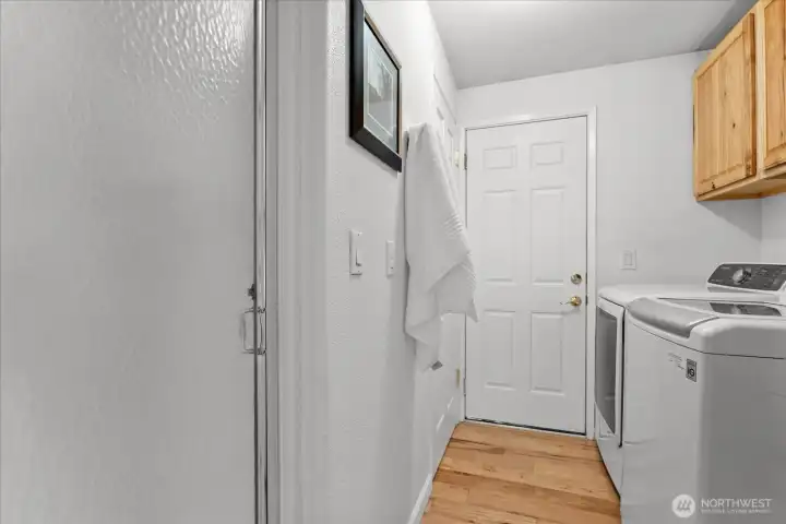 3/4 Shower bath and Laundry