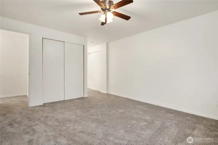 Large primary bedroom upstairs