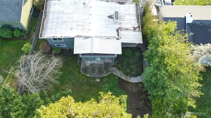 View of the Fully Fenced Backyard.