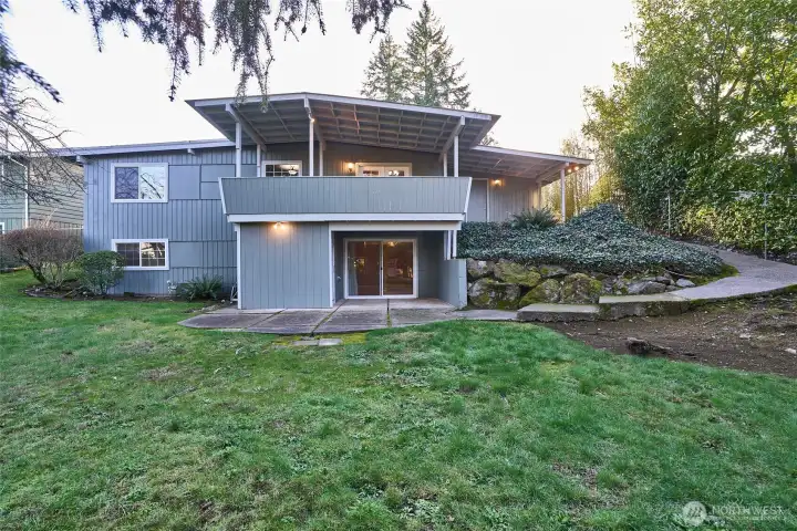 Another View of the House and Backyard.