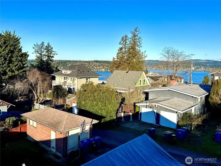 Looking NEPotential view from FUTURE third floor.  Looking NE from Pinnacle of Existing Roof.