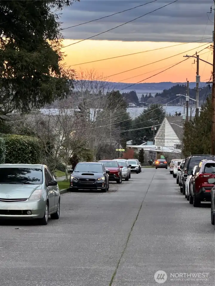 View from 61st Ave S when leaving the property yesterday afternoon.  This was taken just north of Norfolk.