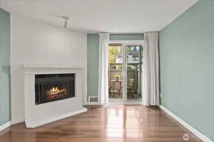 wood floors throughout