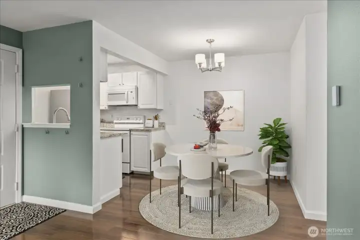 Dining room off of kitchen