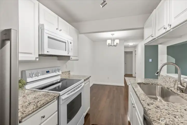 Newer fridge and dishwasher