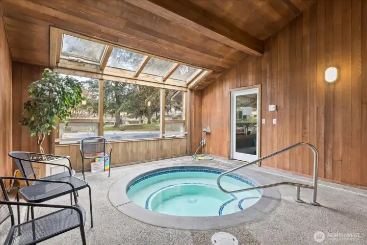 indoor hot tub