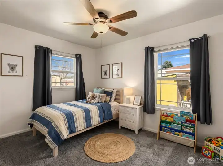 Updated carpeting in bedrooms