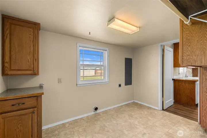 Laundry with cabinetry