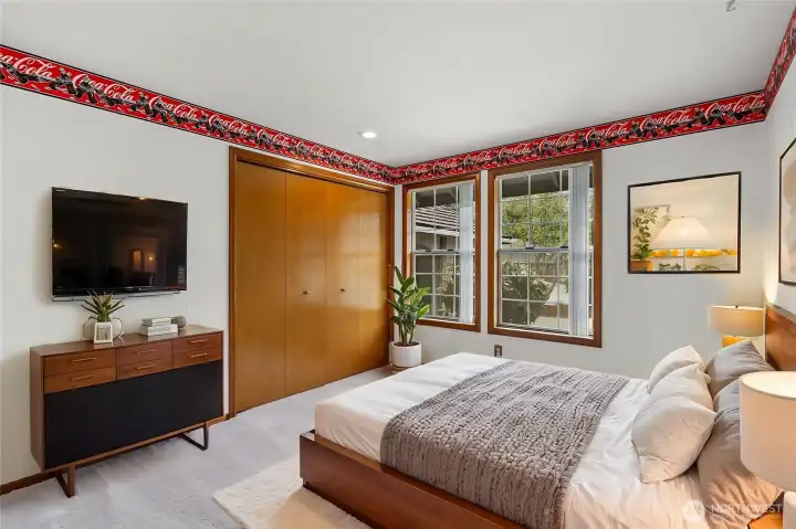 Virtually Staged Bedroom