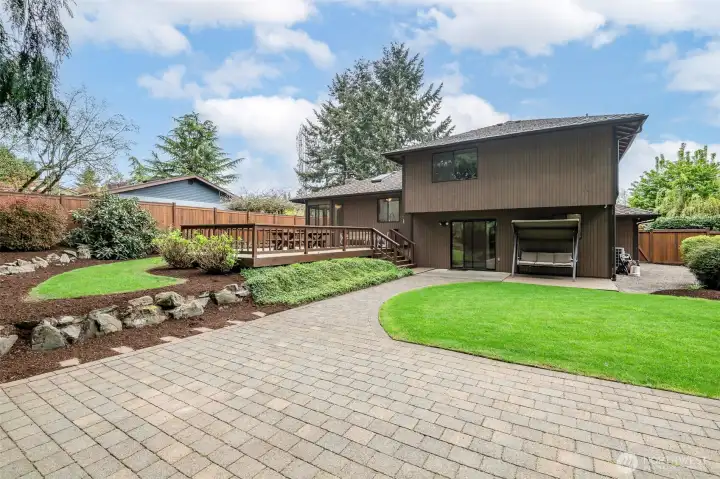Huge deck and semi-private with plenty of room for outdoor entertaining!