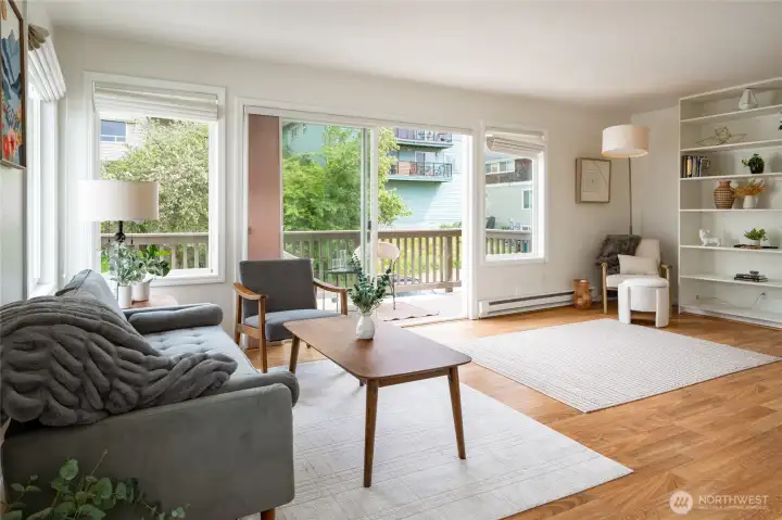 Bright Open Living Room - More Photos to Come!