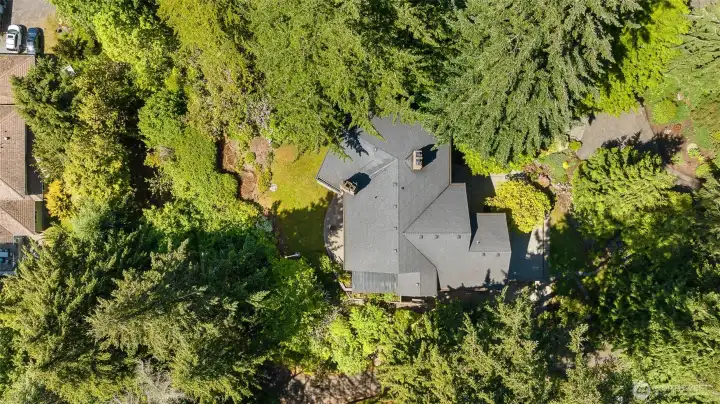 View of home from above View of home from above