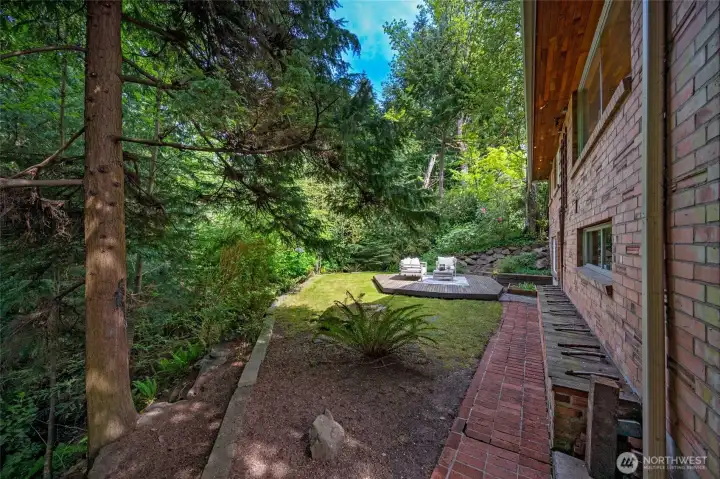 Private back yard!