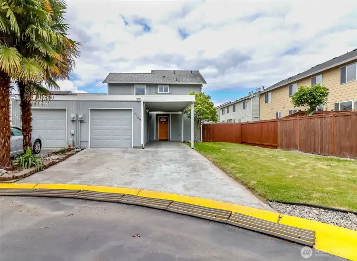 Located in a quiet cul-de-sac, enjoy your peaceful new home.