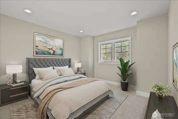 Well-appointed bedroom