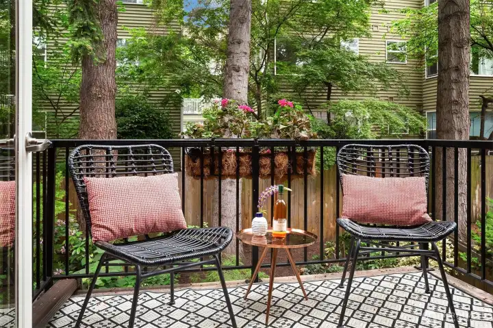 The lovely deck just redone is located on the main level where you will actually use it! The lovely deck just redone is located on the main level where you will actually use it!