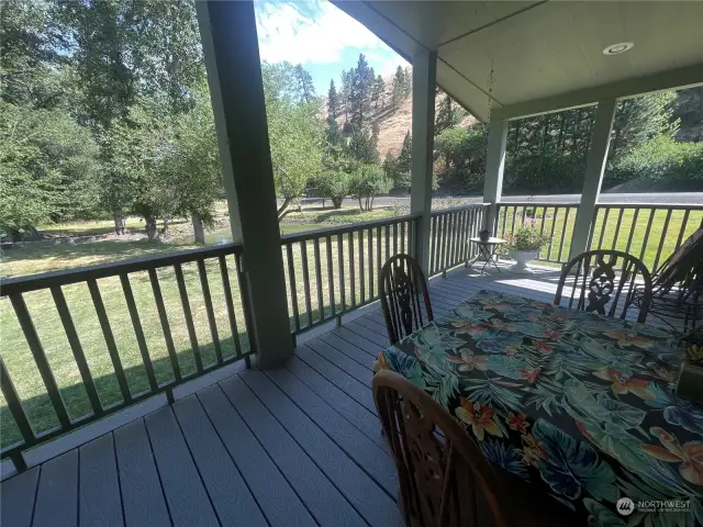 Perfect place to enjoy the pond and wildlife.