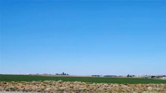 From the property looking to the West. Farmland as far as you can see