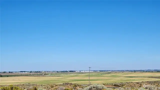 Beautiful view from the property facing North East, you can see I-90 in the Distance but not close enough to hear