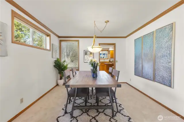 Dedicated formal dining room.