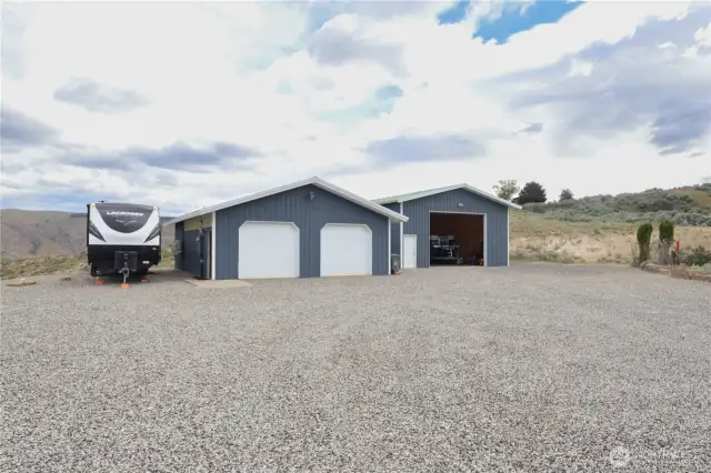 2 large outbuildings