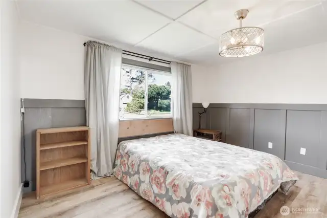 main level primary bedroom