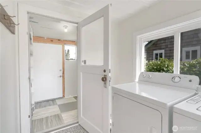 laundry to mud room