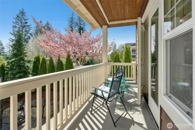 Balcony off Primary Bdrm